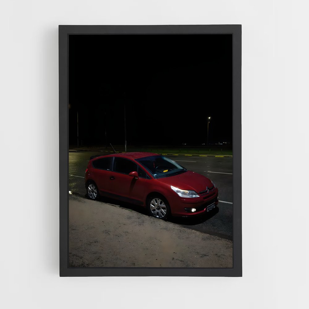 Poster Nuit Rouge – affiche Citroën (vue 2)